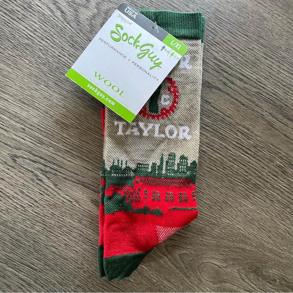 Sock Guy Wool Unbound Cycling Sock Size L/XL new with tags